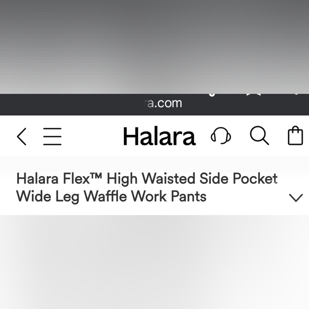 Halara Xs Mountain Spring High Waisted Side Pocket Wide Leg Pants - Picture 9 of 9